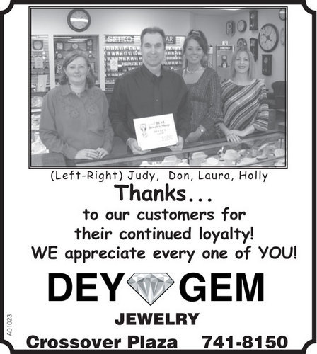 Thanks to our customers!